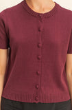 cherry crisp cardi