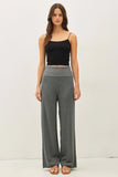 foldover knit pants