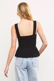 blake knit peplum top