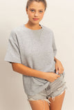 off-duty sweatshirt tee