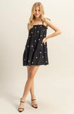 cherry blossom embroidered dress