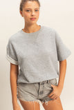 off-duty sweatshirt tee