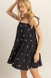 cherry blossom embroidered dress