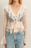 chantilly bloom blouse