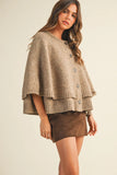 chalet girl knit cape