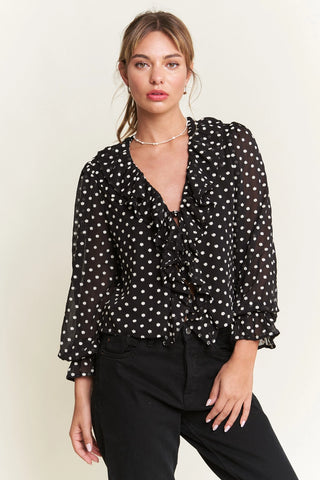 la fleur tie top