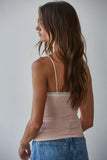 blushing basic seamless tank