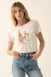 cocktails graphic tshirt