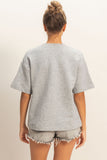 off-duty sweatshirt tee