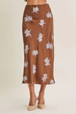 slow burn midi skirt