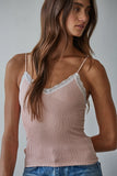 blushing basic seamless tank