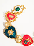 boho baroque heart bracelet