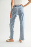 meadow embroidered denim