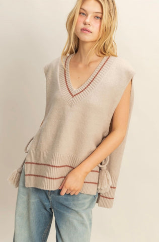 trove tassel vest