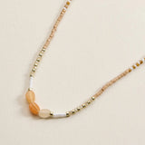 beaded adjustable anklet
