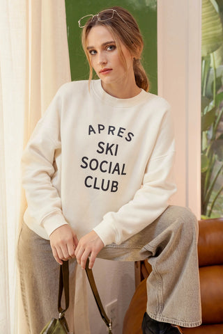 apres ski sweatshirt