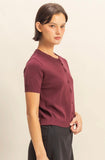 cherry crisp cardi