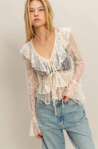 chantilly bloom blouse
