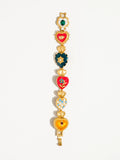 boho baroque heart bracelet