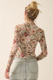 fall floral mesh top 2.0