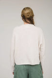core cardigan (brown and cream)