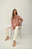tea rose tencel jacket