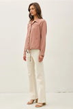 tea rose tencel jacket