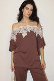 romy lace tee