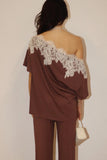 romy lace tee
