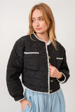 icing quilted coat