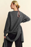 lady grey sweater set