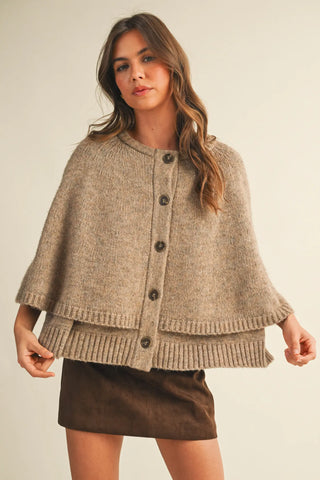 chalet girl knit cape