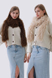 fuzzy boa scarf